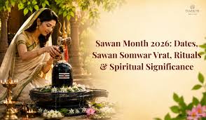 Lord Shiva Lingam decorated with Bel Patra during Sawan 2026